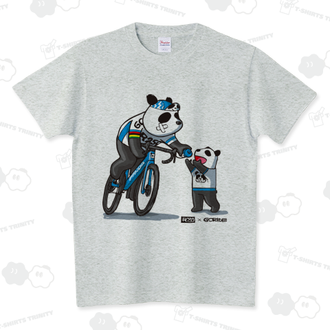 ボトルプレゼントパンダ スタンダードTシャツ(5.6オンス)