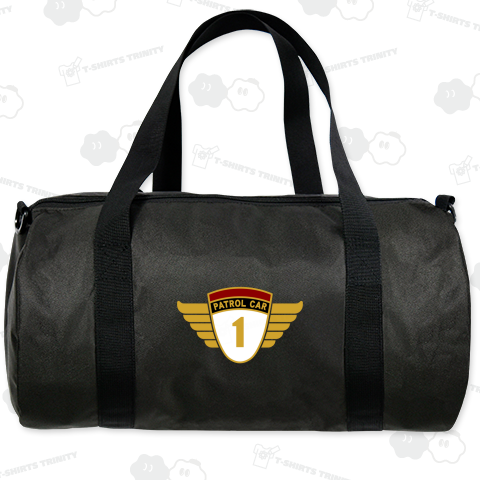 第一自動車警ら隊エンブレム リサイクルドラムバッグ