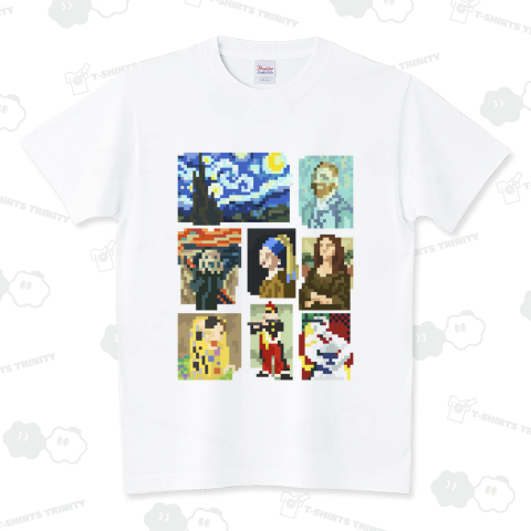 ドット美術館 (カスタマイズ可) スタンダードTシャツ(5.6オンス)