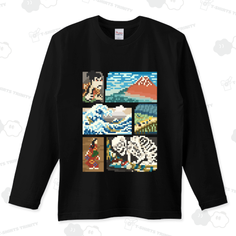 ドット浮世絵 (カスタマイズ可)