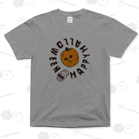 キャンディを配るパンプキン氏 (カスタマイズ可)