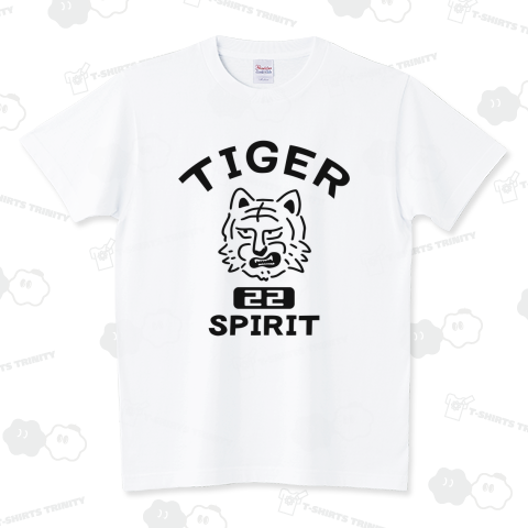 TIGER SPIRIT タイガー虎 動物イラスト アメリカンカレッジ