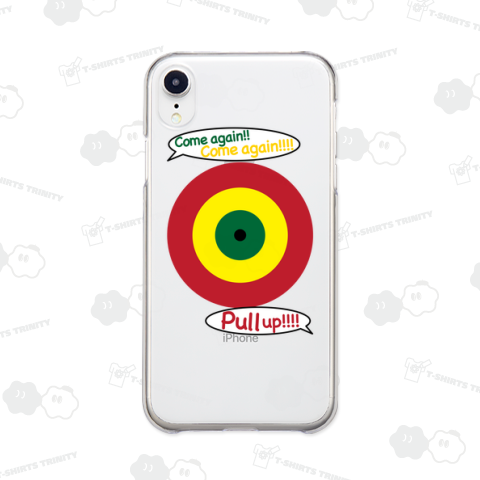 絶叫レゲエ風カーリングTシャツ -RASTA- /レゲエ・ラスタ・音楽・ストリート・スポーツ・絵・カワイイ・可愛い・文字・イラスト・コミック・カラフル・子供・女性・ロゴ・アート・デザインTシャツ