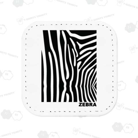 ZEBRA /ゼブラ柄・模様・動物・アニマル・シマウマ・ペット・pet・zoo・デザイン・ポップアート・popart・絵・パンク・ロック・可愛い・女性・子供・イラスト・シンプル・デザインTシャツ