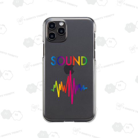 音の波形 /音楽,DJ,ロック,rock,レゲエ,楽器,ダンサー,ダンス,虹,カラフル,シンプル,アート,art,レゲエ,かわいい,可愛い,カワイイ,女性,絵,ロゴ,デザインTシャツ