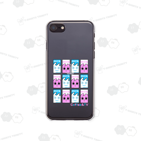 Pop Art Coffee&TV /(音楽・ロック・rock・コーヒー・かわいい・カワイイ・可愛い・子供・女性・フード・ポップ・アート・シンプル・デザイン・ロゴ・イラスト・Tシャツ