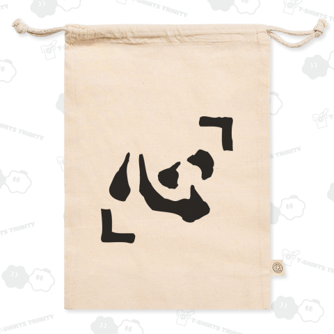 「心」Tシャツ 黒 /ロゴT・アニメ・漫画・マンガ・コミック・和柄・格闘技・かわいい・可愛い・カワイイ・子供・デザイン・ハート・heart・日本・文字・漢字