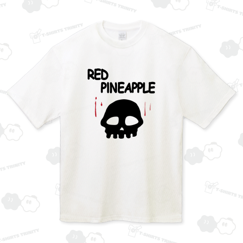 RED PINEAPPLE /ドクロ・スカル・可愛い・カワイイ・rock・絵・イラスト・模様・柄・音楽・ロック・パンク・子供・女性・ロゴ・デザインTシャツ