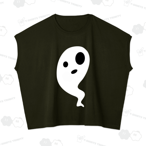 おばけTシャツ /オバケ・ドクロ・アニマル・動物・キャラクター・パンダ・ペット・Tシャツ・かわいい・カワイイ・可愛い・子供・シンプル・イラスト
