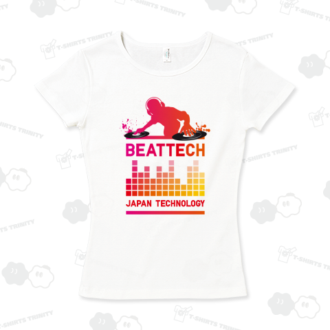 BEATTECH /DJ・音楽・music・ヒップホップ・hiphop・ダンス・ロック・rock・レゲエ・カワイイ・可愛い・イラスト・カラフル・絵・文字・楽器・ロゴ・デザインTシャツ