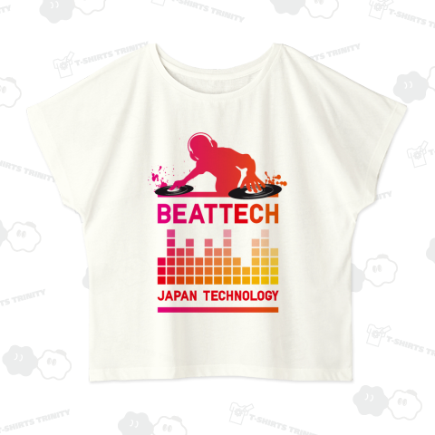 BEATTECH /DJ・音楽・music・ヒップホップ・hiphop・ダンス・ロック・rock・レゲエ・カワイイ・可愛い・イラスト・カラフル・絵・文字・楽器・ロゴ・デザインTシャツ