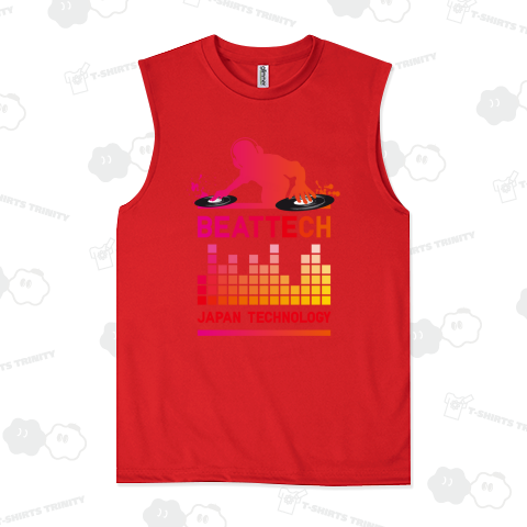 BEATTECH /DJ・音楽・music・ヒップホップ・hiphop・ダンス・ロック・rock・レゲエ・カワイイ・可愛い・イラスト・カラフル・絵・文字・楽器・ロゴ・デザインTシャツ