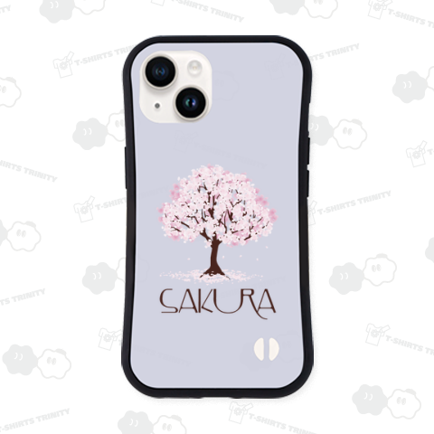 桜 SAKURA /花・柄・模様・春・さくら・サクラ・かわいい・カワイイ・可愛い・シンプル・イラスト・ロゴ・デザイン・カラフル・アート・葉・自然・日本・和風・絵・女性・子供・文字・模様・Tシャツ