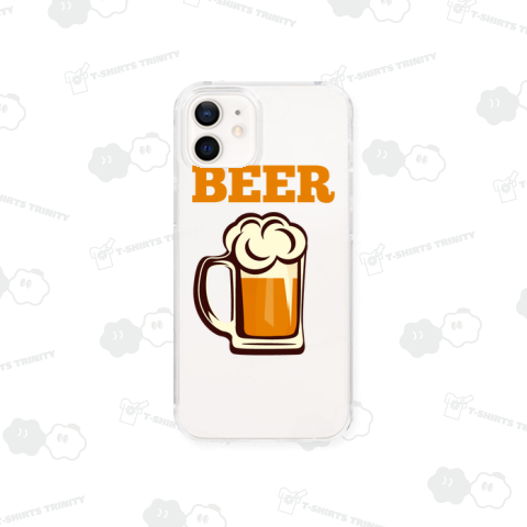 BEER /ビール・ドリンク・イラスト・シンプル・ストリート・フード・レトロ・可愛い・ポップアート・popart・音楽・ロック・パンク・お酒・絵・柄・模様・文字・ロゴ・デザインTシャツ