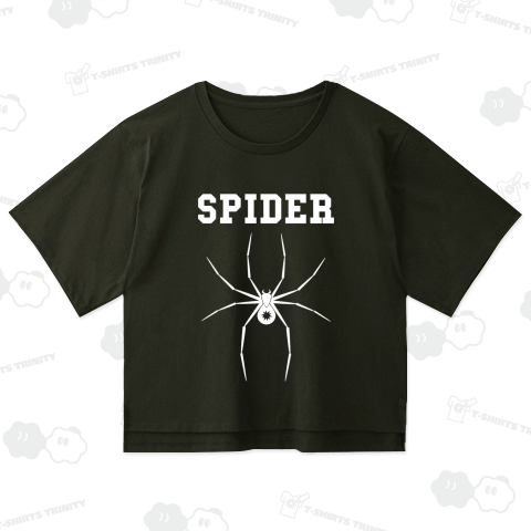 SPIDER /クモ・マーク・ロック・rock・記号・アート・かわいい・カワイイ・可愛い・音楽・キャラクター・刺青・昆虫・絵・動物・アメカジ・アニマル・シンプル・イラスト・デザインTシャツ