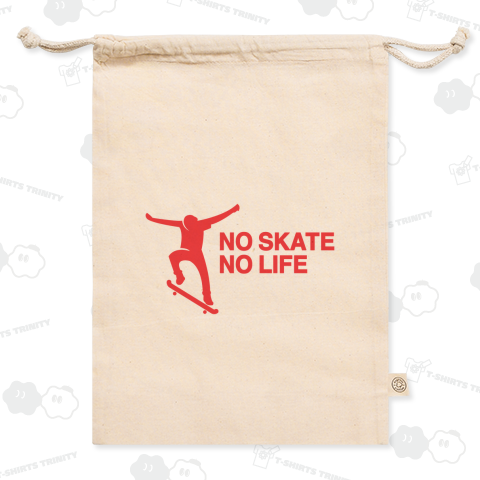 NO SKATE NO LIFE-ノースケート・ノーライフ-赤ロゴ