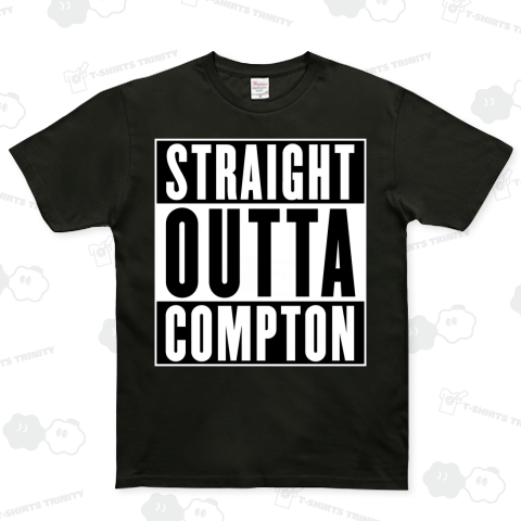 STRAIGHT OUTTA COMPTON -ストレイト・アウタ・コンプトン- ボックスロゴ白枠