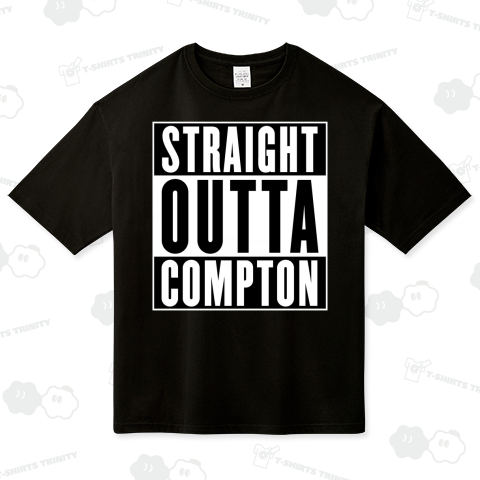STRAIGHT OUTTA COMPTON -ストレイト・アウタ・コンプトン- ボックスロゴ白枠