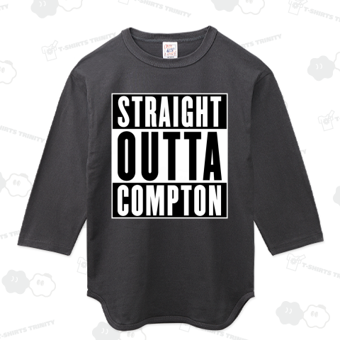 STRAIGHT OUTTA COMPTON -ストレイト・アウタ・コンプトン- ボックスロゴ白枠