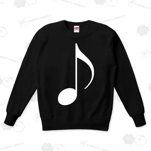 Eighth Note-八分音符- 白ロゴ