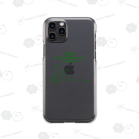 THC TETRAHYDROCANNABINOL C21H30O2-テトラヒドロカンナビノール-緑ロゴ