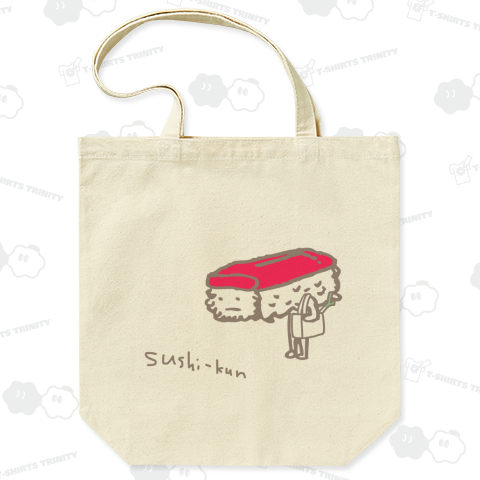 寿司くんトートバッグ on トートバッグ