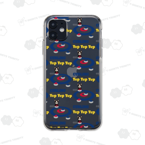 カーリングとじゃまなボストンテリア