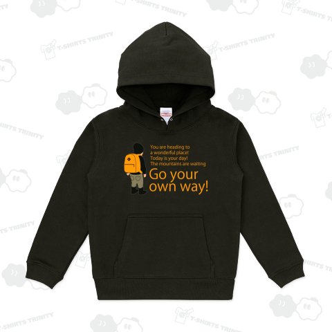 リュック少年(オレンジロゴ)