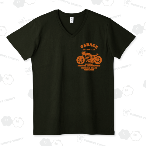 武骨なバイクデザイン orange