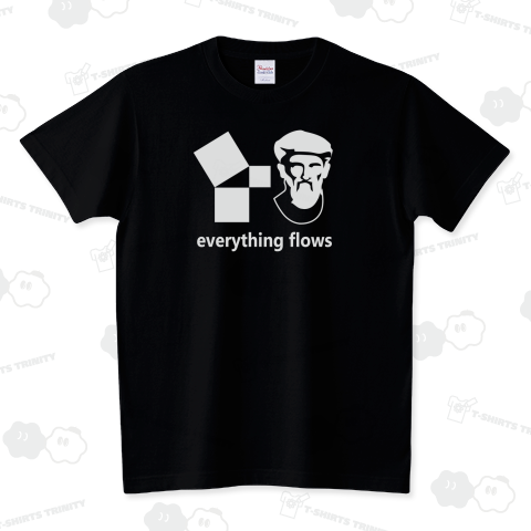 万物は流転する(濃色用) スタンダードTシャツ(5.6オンス)
