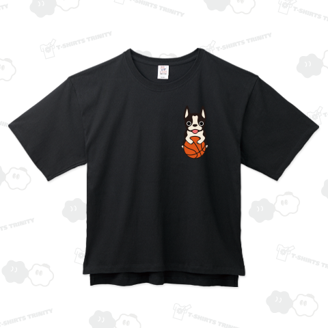 バスケットボールテリア オーバーTシャツ(6.2オンス)