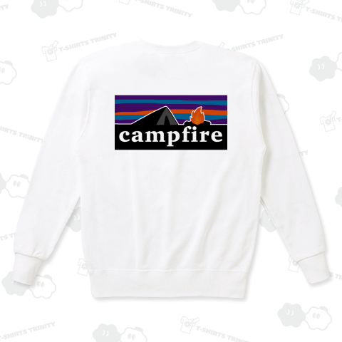 【背面】キャンプファイヤーロゴ