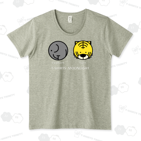 タイ/THAILAND・象・トラ イラスト