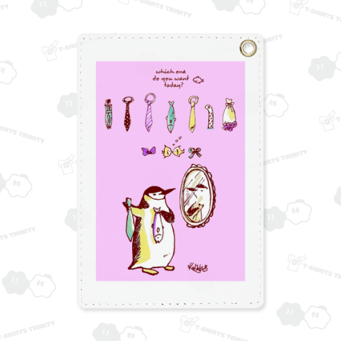 おでかけヒゲペンギン2(蝶タイ)