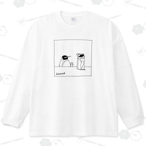 MILK(ペンギン) ビッグシルエットロングTシャツ(5.6オンス)