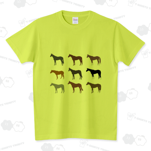 horses スタンダードTシャツ(5.6オンス)