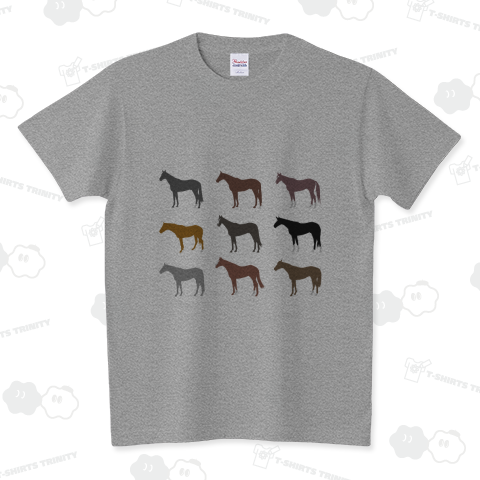 horses スタンダードTシャツ(5.6オンス)