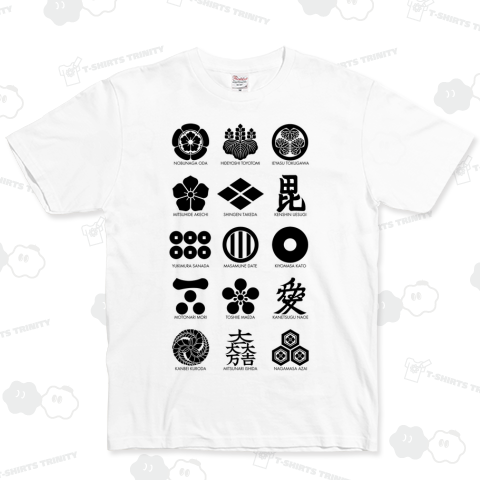 戦国武将家紋 ベーシックTシャツ(5.0オンス)