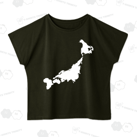 日本列島風世界地図