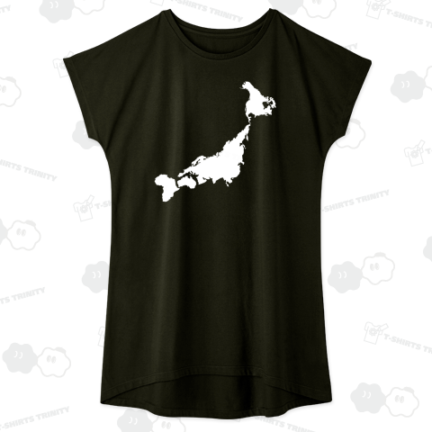 日本列島風世界地図