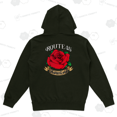 route45taneichi rose 白ロゴ バック