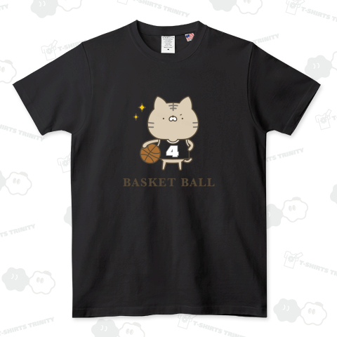 バスケットボールチームねこ4番