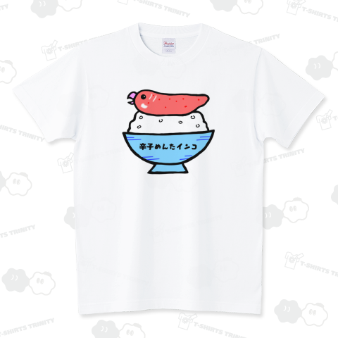 辛子めんたインコ スタンダードTシャツ(5.6オンス)