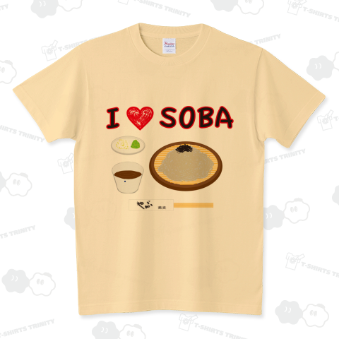 I ♡ SOBA スタンダードTシャツ(5.6オンス)