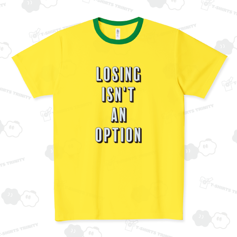 Losing isn't an option ・負けるという選択肢はない
