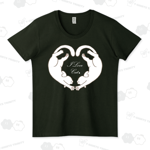 I Love Cat(白文字)