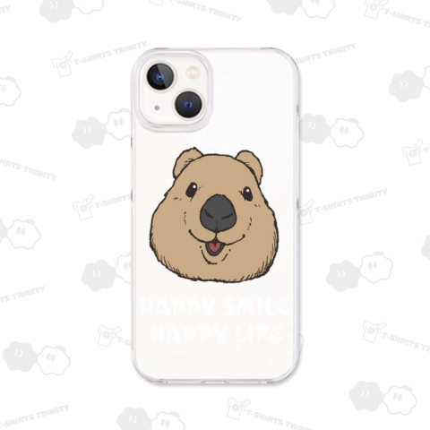 Quokka smile (白文字)