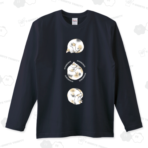 ニャンモナイト - 三毛(白文字)-