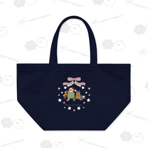 豆猫クリスマス ( ピンク系 )