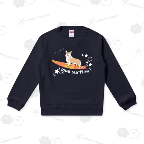 I love surfing ! ( 白文字 )